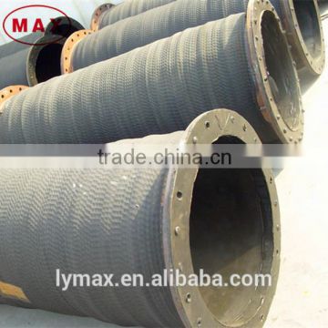 Flexible rubber hose pipe for mud pumping of dredge