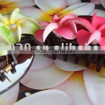 Frangipani plumeria hair claw JYF00777