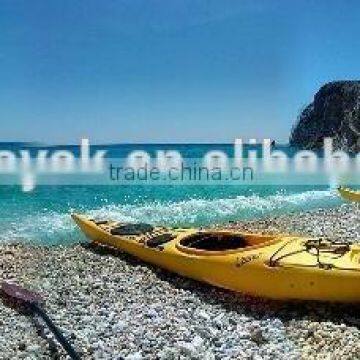 New k1 Racing Sea Kayak Sit in Kayak With Rudder Fishing Kayak From Cool Kayak for Sailing Boat photo-6