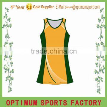 blank sublimation netball uniform