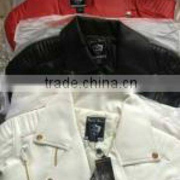 Stock Custom Man pu Leather Jacket photo-3