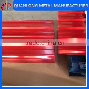 prepainted corrugated color coated steel roof sheet