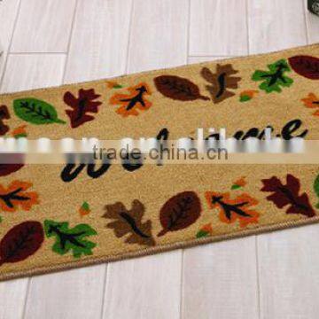 100% polyester non slip bathroom mat small door rugs