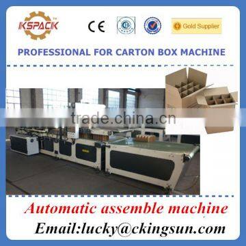 carton box machine price / Automatic paperboard assemble machine for making carton box