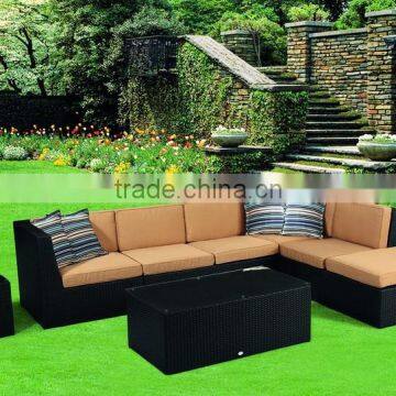 PE rattan/ wicker garden sofa set/ indoor/ outdoor furniture