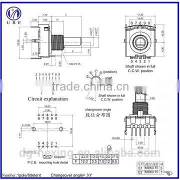 17mm Rotary Selector Switch photo-4