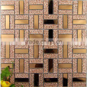 mirror mosaic, mirror mosaic tile, mirror glass mosaics mixed for covering wall well decoration