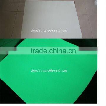 photoluminescent plate/glowt in dark sheet/luminescent sheet