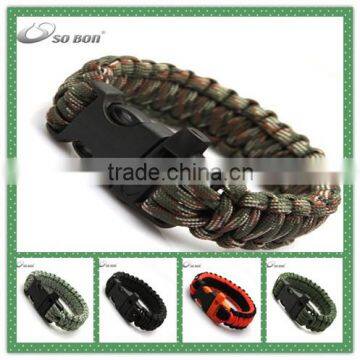 Fish bone weave survival paracord bracelet styles