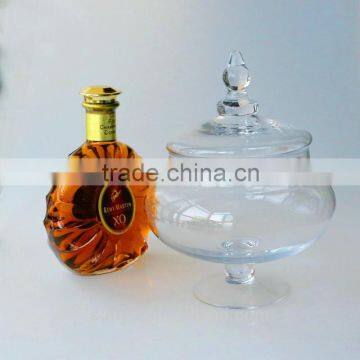 Style Large Transparent Glass Candy Jar With Lid Glass Craft Ornaments of Home Decorative Containers of Dried Fruit Cans photo-2