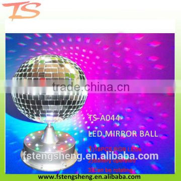 6" Party supplies Hanging Rotating Mirror Ball Foshan led spining disco ball light