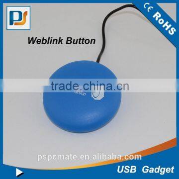 2015 newest design weblink smart button for promotion project oem printing