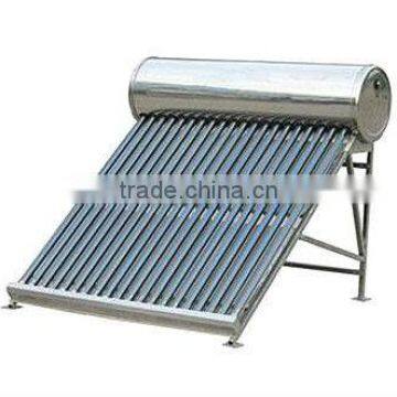 Non Pressurized Vacuum Tube Stainless Steelsolar Water Heater 150Liter