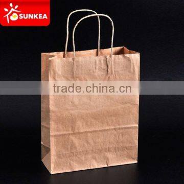 Brown Kraft Twisted Handle Large Paper Carrier Bags