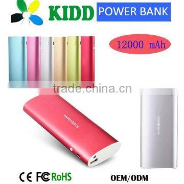Hot New Products for 2015 Mobile Power Bank 12000mah High Quality Wireless Charger