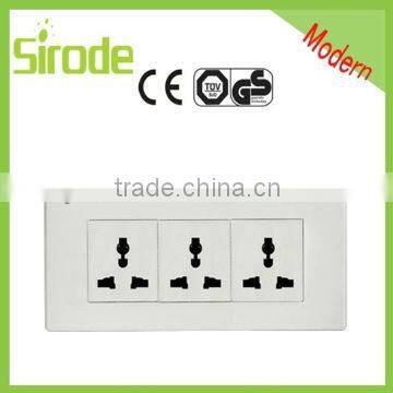 Usb wall socket 250V 10A Italian 3G 2P Wall socket