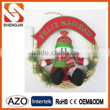 Christmas Door Hanger with Feliz Navidad