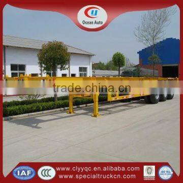 Factory Price 40T Heavy Duty Low Bed Car Trailer