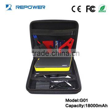 Repower jump starter 12V car battery booster 18000mah mini car jump starter