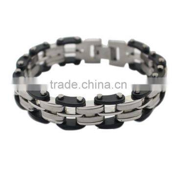 Factory Wholesale Stainless Steel Man Bicycle Bracelet