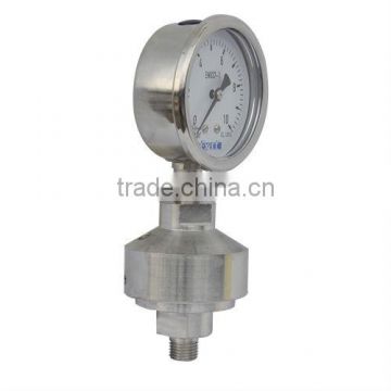 2015 hot sale stainless steel widely used diaphragm gauge