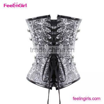 Fancy Overbust Steampunk Corset Waist Trainers photo-6