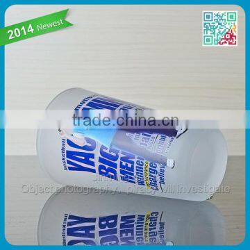 Advertise glass cup milk glass fashion small cute glass cup support wholesale frosted glass cup