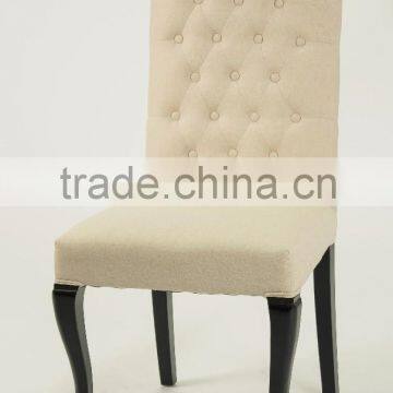 wood furniture button design oak armless chair/colorful leather dining room chair(CH-902-OAk)