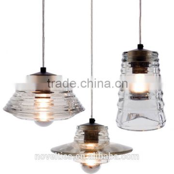 Contemporary simple glass pendant lamp for home hanging lamp decorative lighting