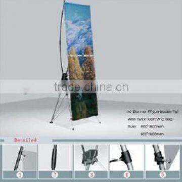 X Banner Stand Exhibition Banner Tension Display Folding Promotional Stand