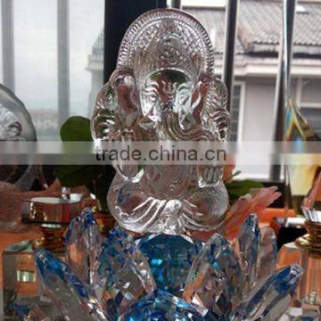 Delicate Crystal Ganesh for Souvenir Decoration Crystal Gift