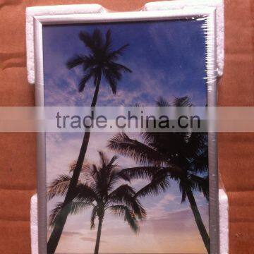 Metal silver black aluminium photo picture frame wholesale