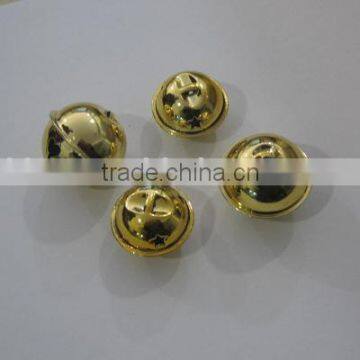 Golden round jingle bells / christmas bells