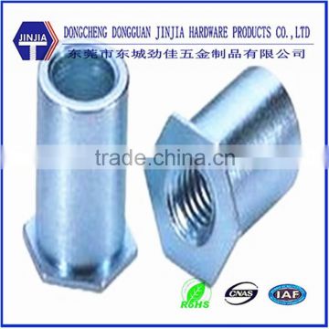 TSO6 hot dip carbon steel galvanized self Clinch nut