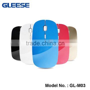 Fashional USB Rechargeable Unique 2.4Gh Wireless Mouse for Apple Notebook