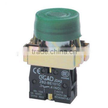 GB2-BP31 CNGAD green booted momentary button switch(Booted switch,pushbutton switch)