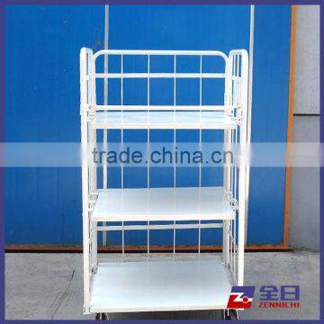 light weight wire mesh roll container for storage