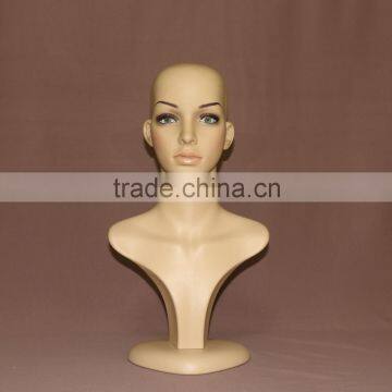 Female Makeup Jewelry Display Wig Mannequin Heads for Wig Display photo-3