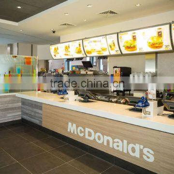 mcdonald's furniture white quartz countertop