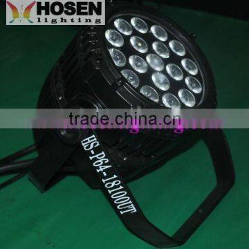 Discount price ! led par light ip65 18X10W 4IN1RGBW waterproof led par light