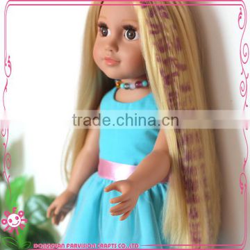 Beauty girls doll hair accessory,straight doll wigs