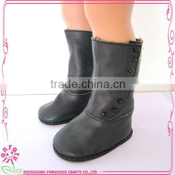 Rhinestone cowboy boots in brown for 18" dolls