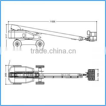 26M Telescopic Aerial Work Platform/small Boom Lifts/ Elevator photo-2
