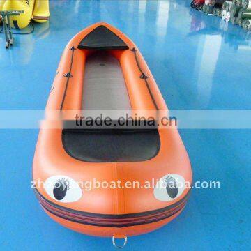 low price ,CE Authenticate PVC or Hypalon aluminum floor inflatable fish boat