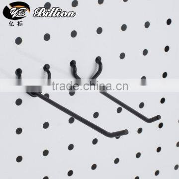 Factory Direct Metal Black U Shape Pegboard Hooks