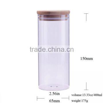 400ml quality glass jar large, large yiwu glass mason jar with lids