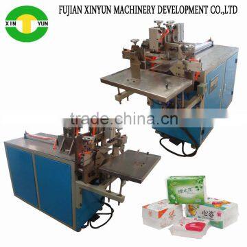 face tissue packing machine semi automatic facial paper packaging equipment