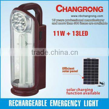 hand held automatic emergency solar fluorescent lanter