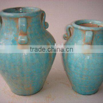 Urn Shaped Ceramic Flower Pot ,Flower Vase