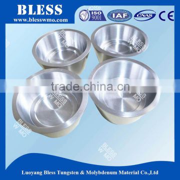 Top Grade forging high temperature melting glass tungsten crucible